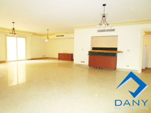 Residential Ground Floor Apartment For Rent Semi Furnished in Katameya Heights Great Cairo Egypt